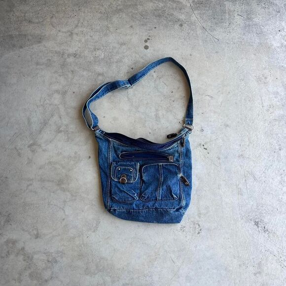 Denim Strap Bag y2k - Picture 1 of 1